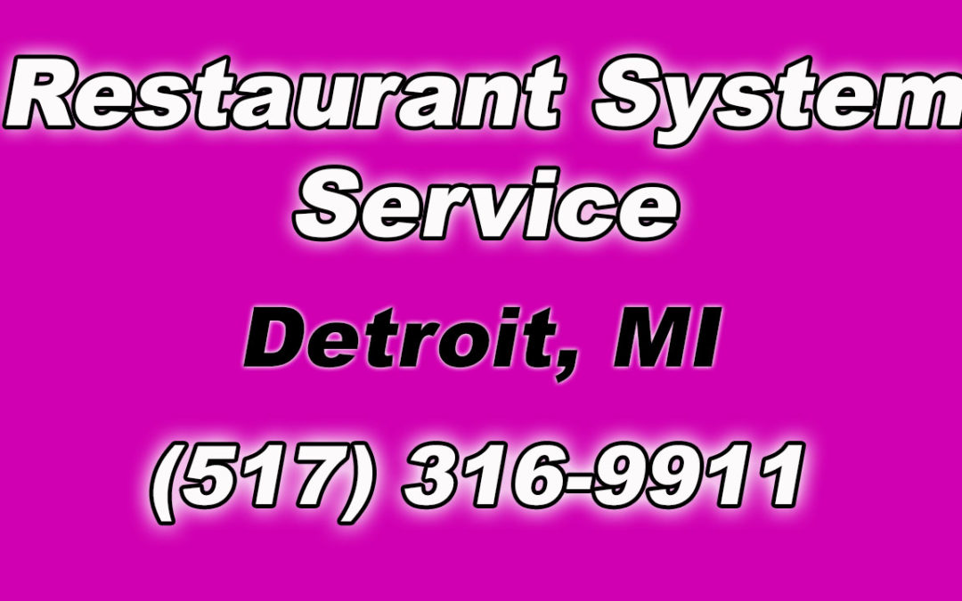 Restaurant Fire Suppression System Service for Local Detroit MI Businesses